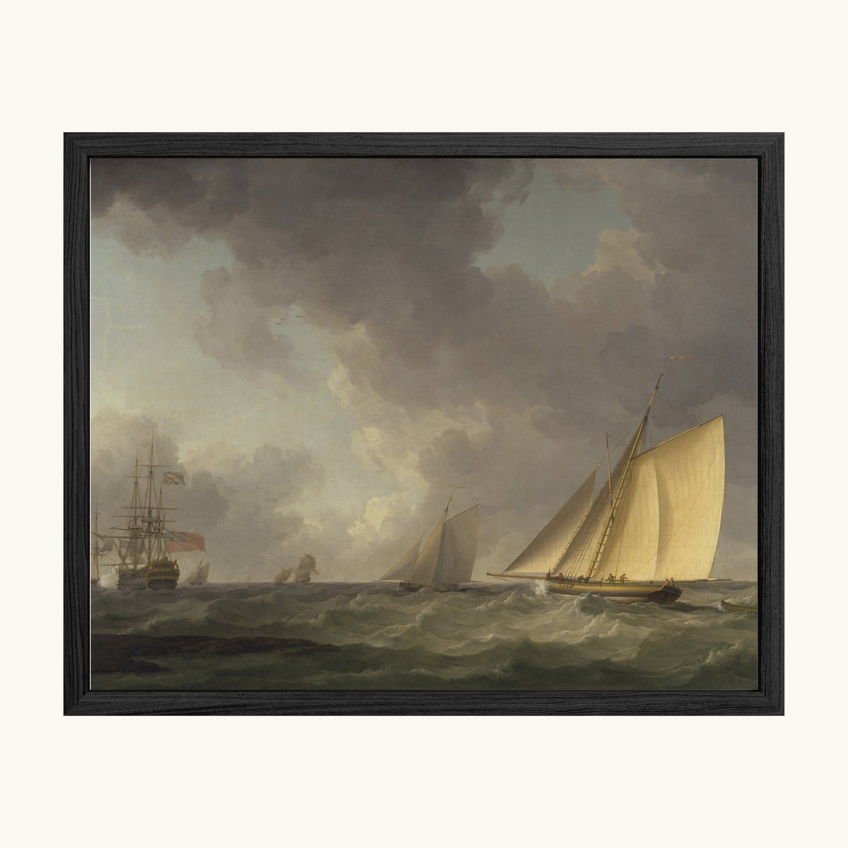 Cutter Close Hauled in a Fresh Breeze