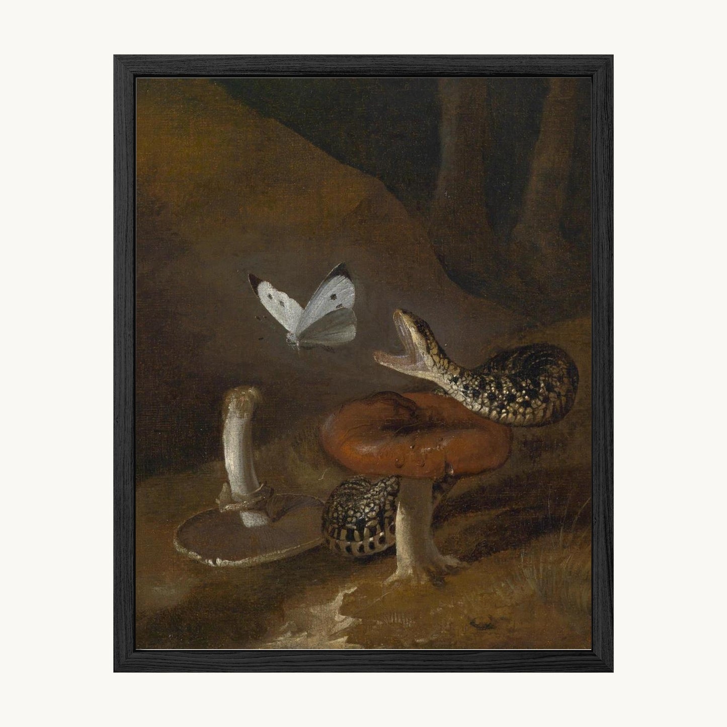 A Sous-bois Still Life with a Snake