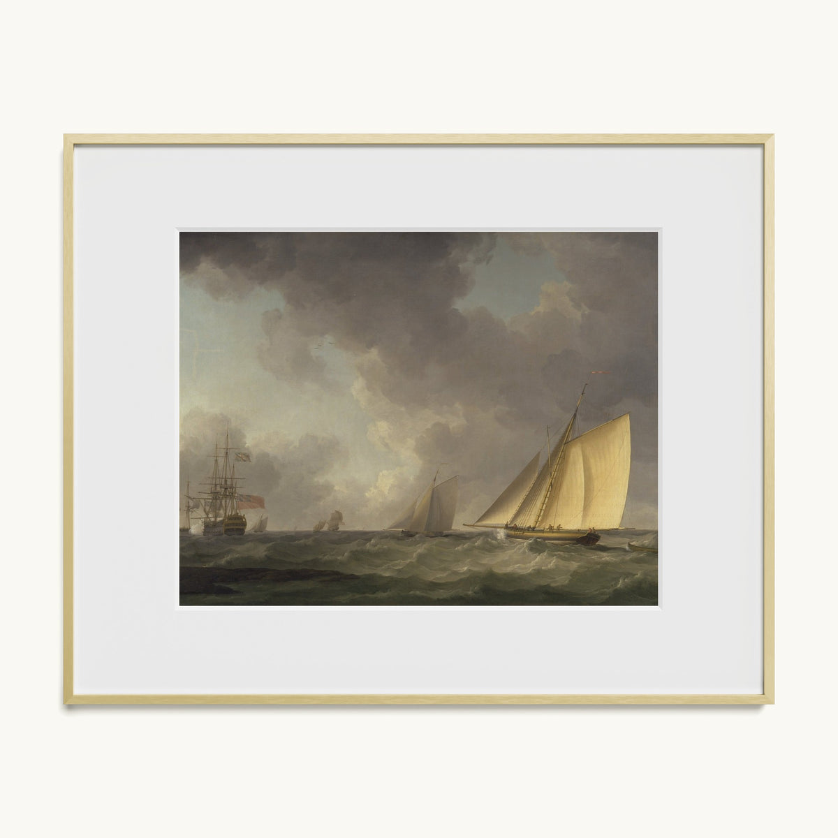 Cutter Close Hauled in a Fresh Breeze