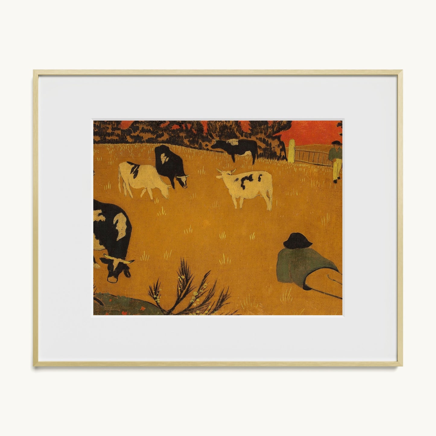 Breton Panel with Cows