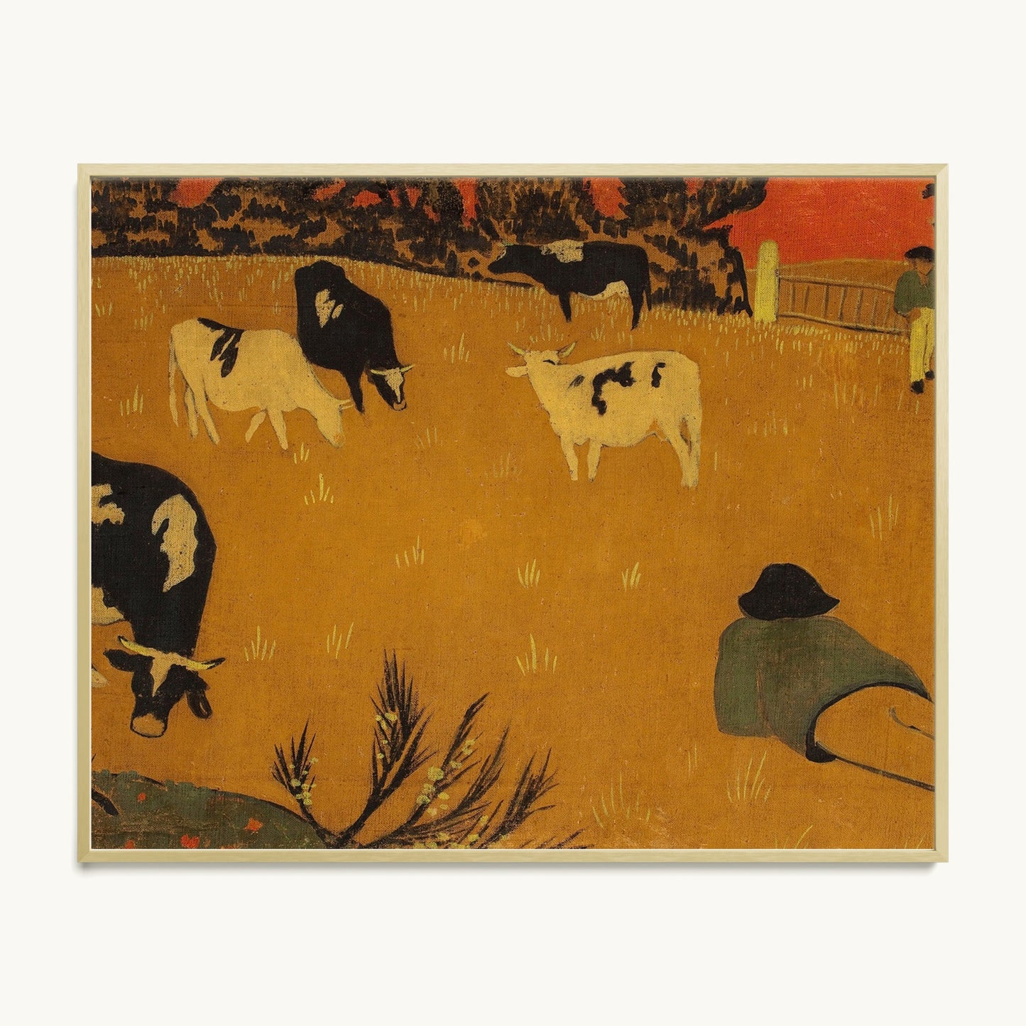 Breton Panel with Cows