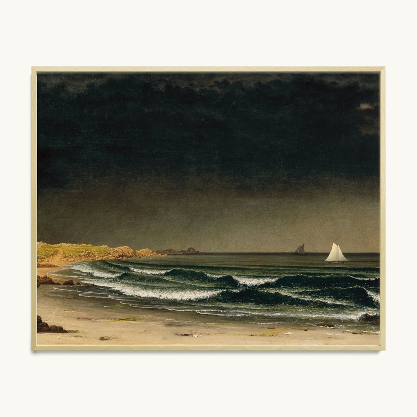 Approaching Storm, Beach near Newport