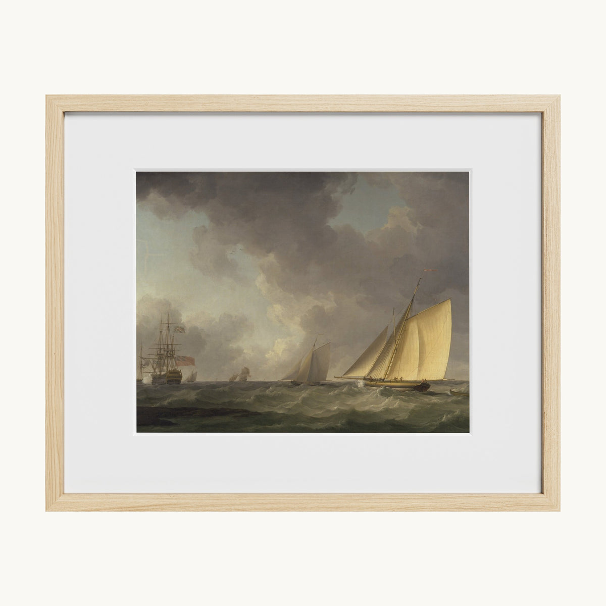 Cutter Close Hauled in a Fresh Breeze