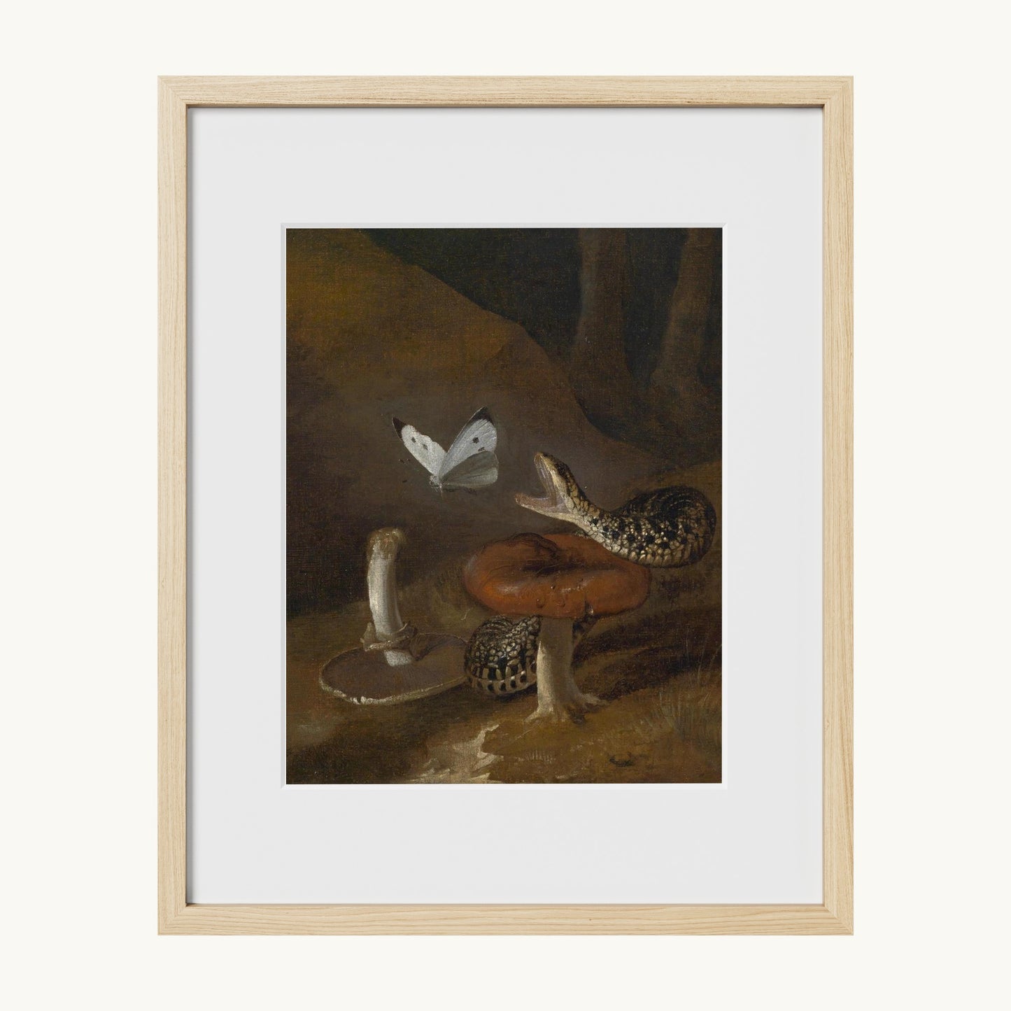 A Sous-bois Still Life with a Snake