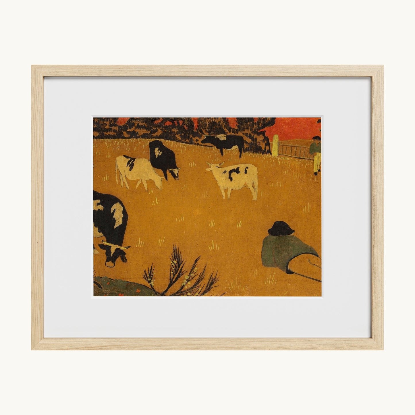 Breton Panel with Cows