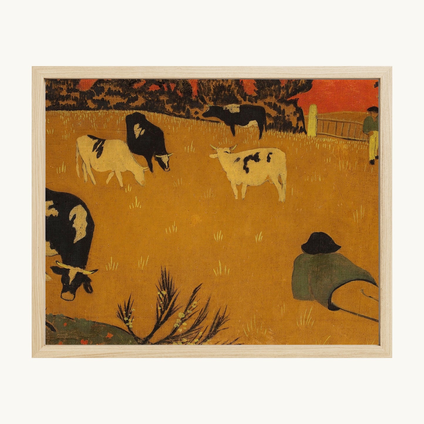 Breton Panel with Cows
