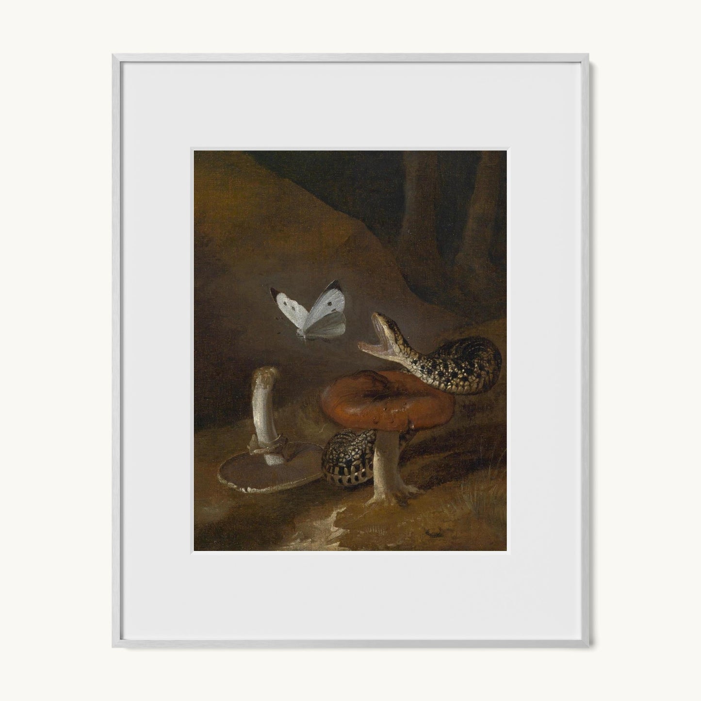 A Sous-bois Still Life with a Snake