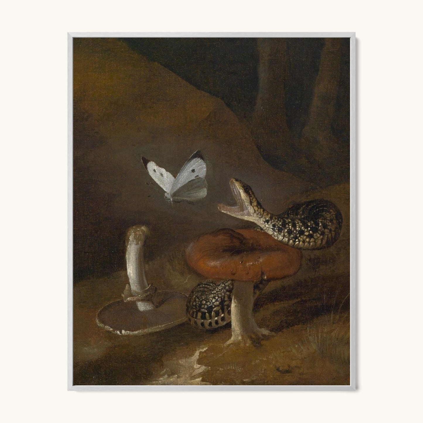 A Sous-bois Still Life with a Snake