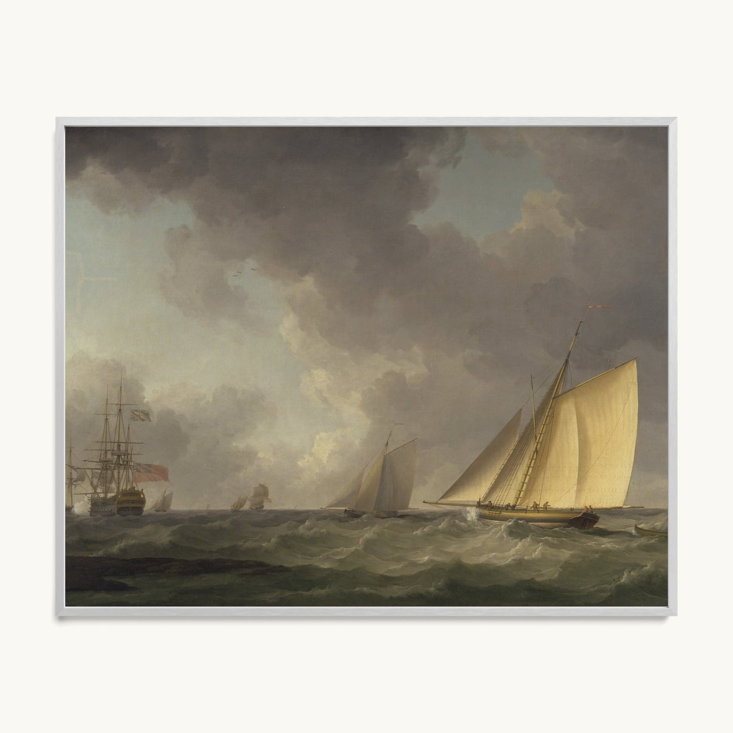 Cutter Close Hauled in a Fresh Breeze