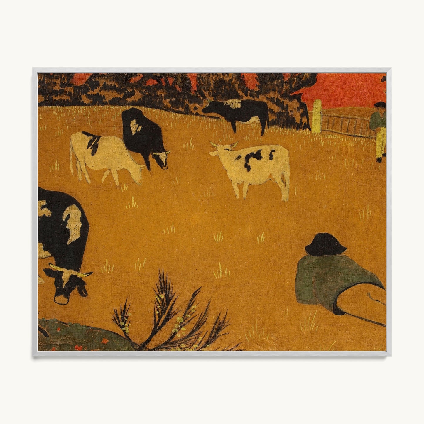 Breton Panel with Cows