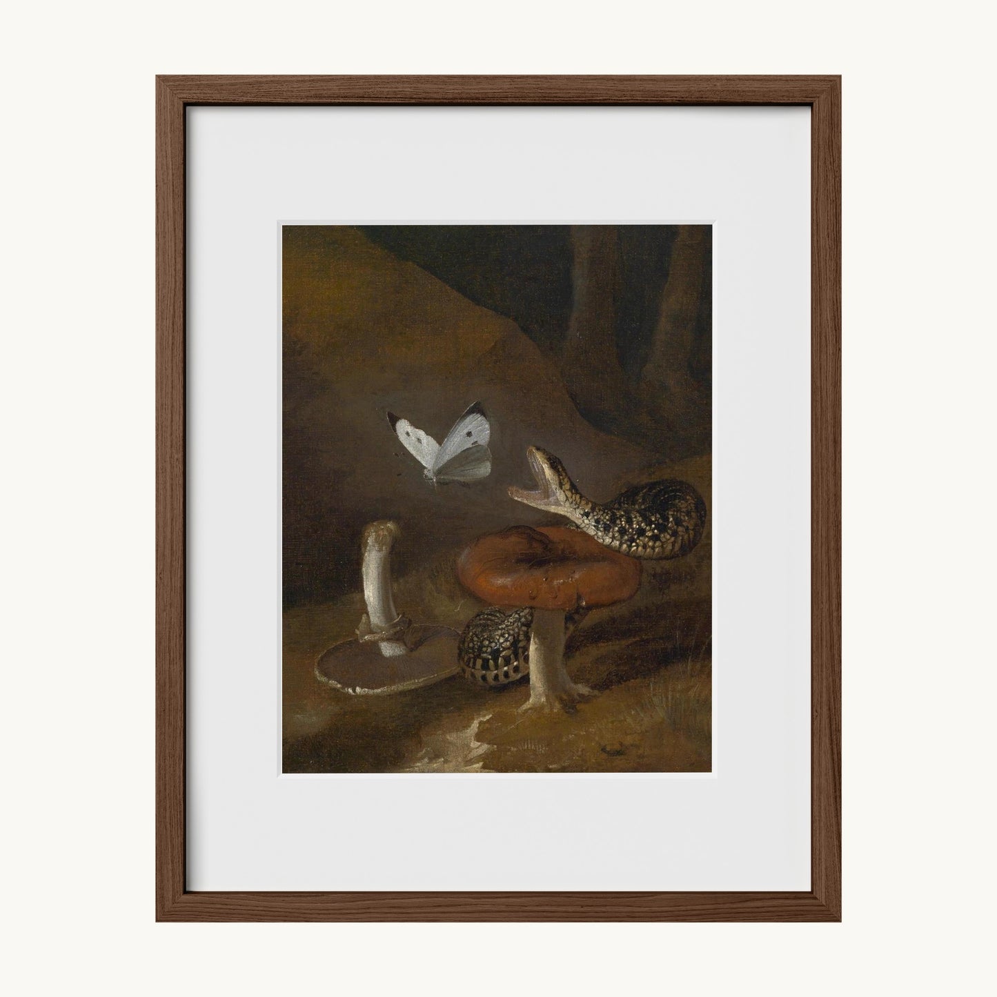 A Sous-bois Still Life with a Snake