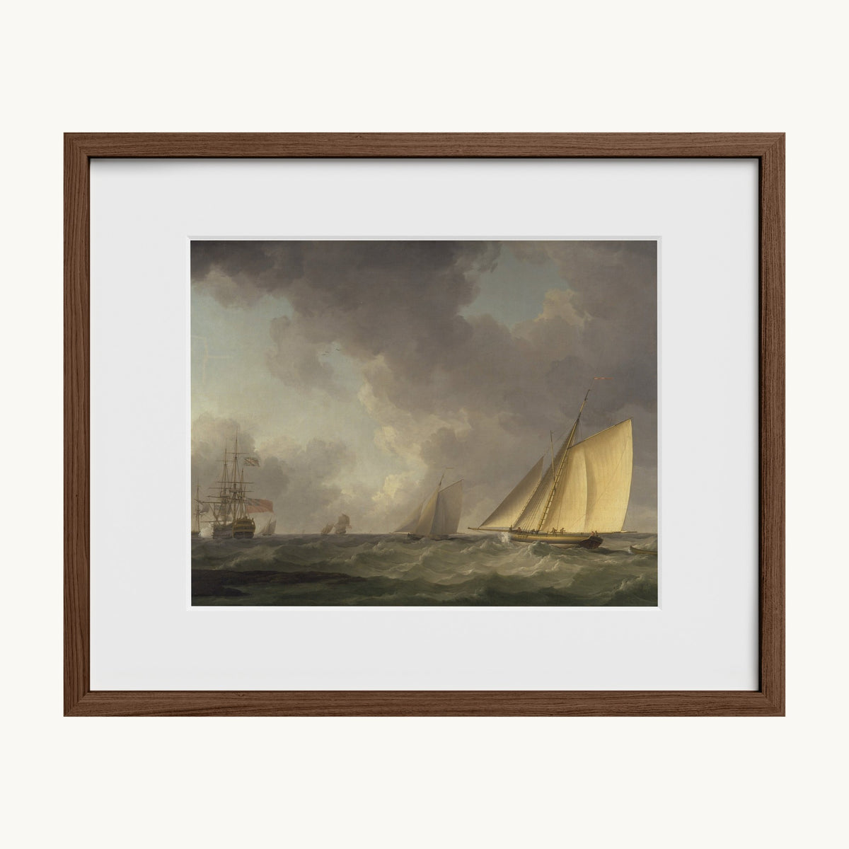Cutter Close Hauled in a Fresh Breeze