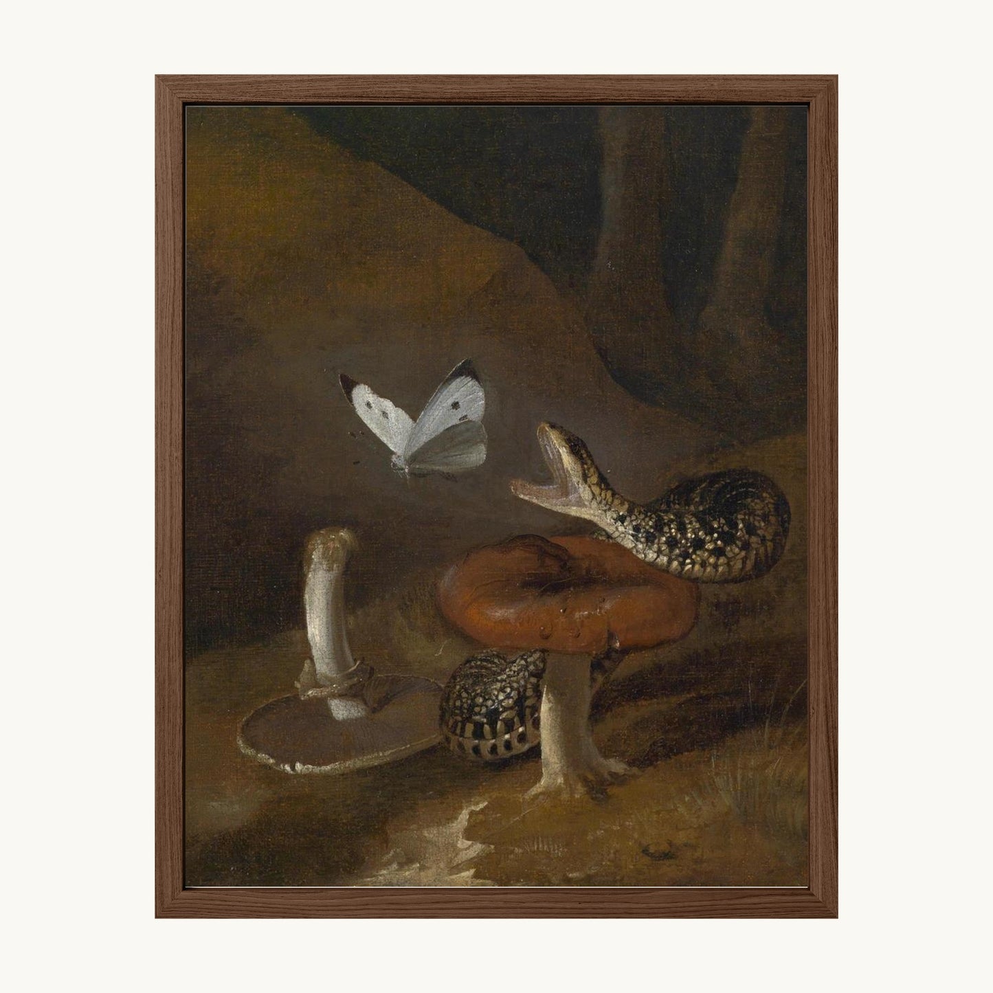 A Sous-bois Still Life with a Snake