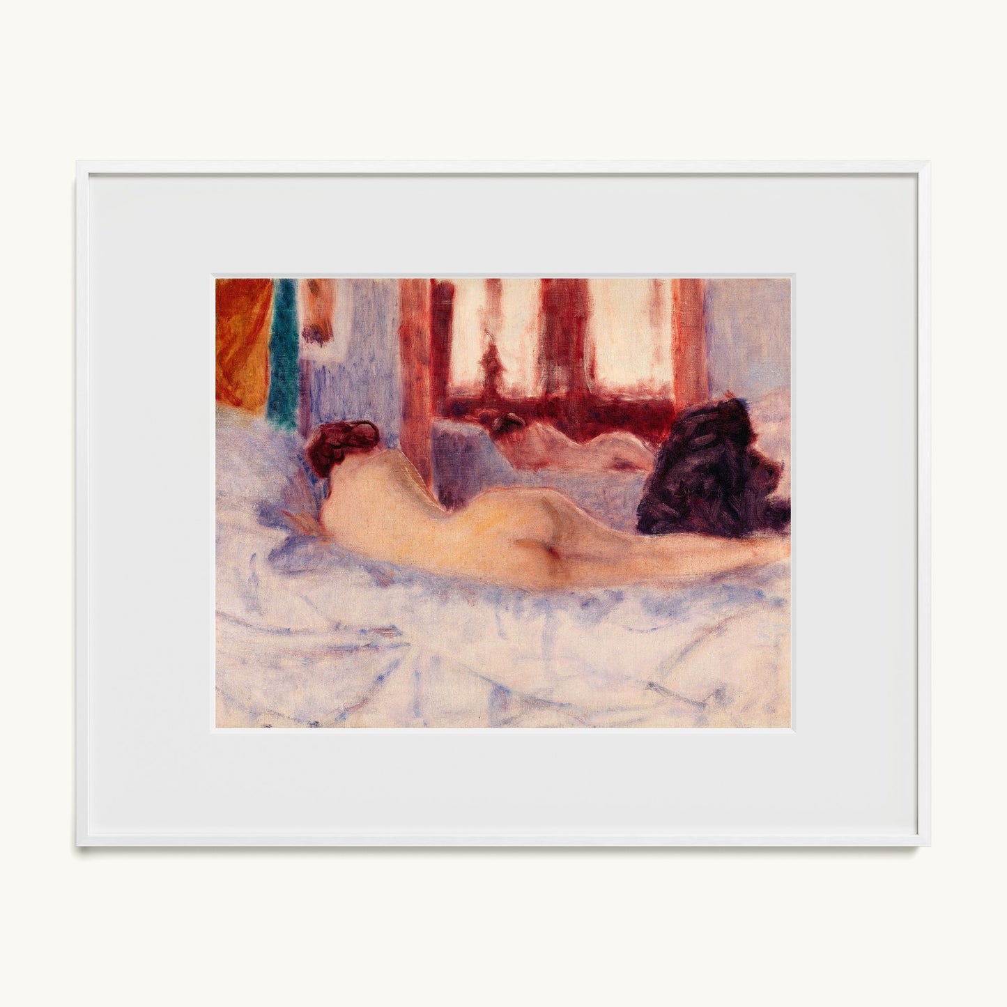 A Reclining Nude before a Mirror