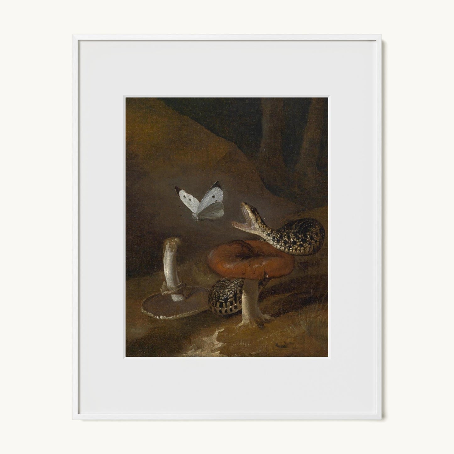 A Sous-bois Still Life with a Snake