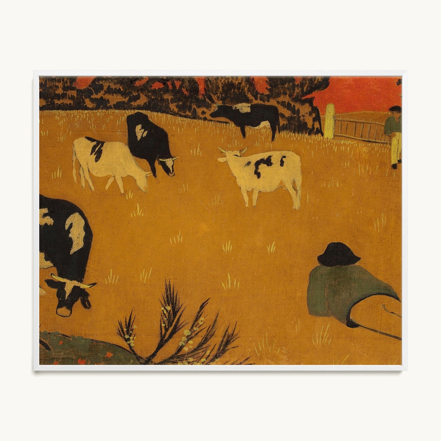 Breton Panel with Cows