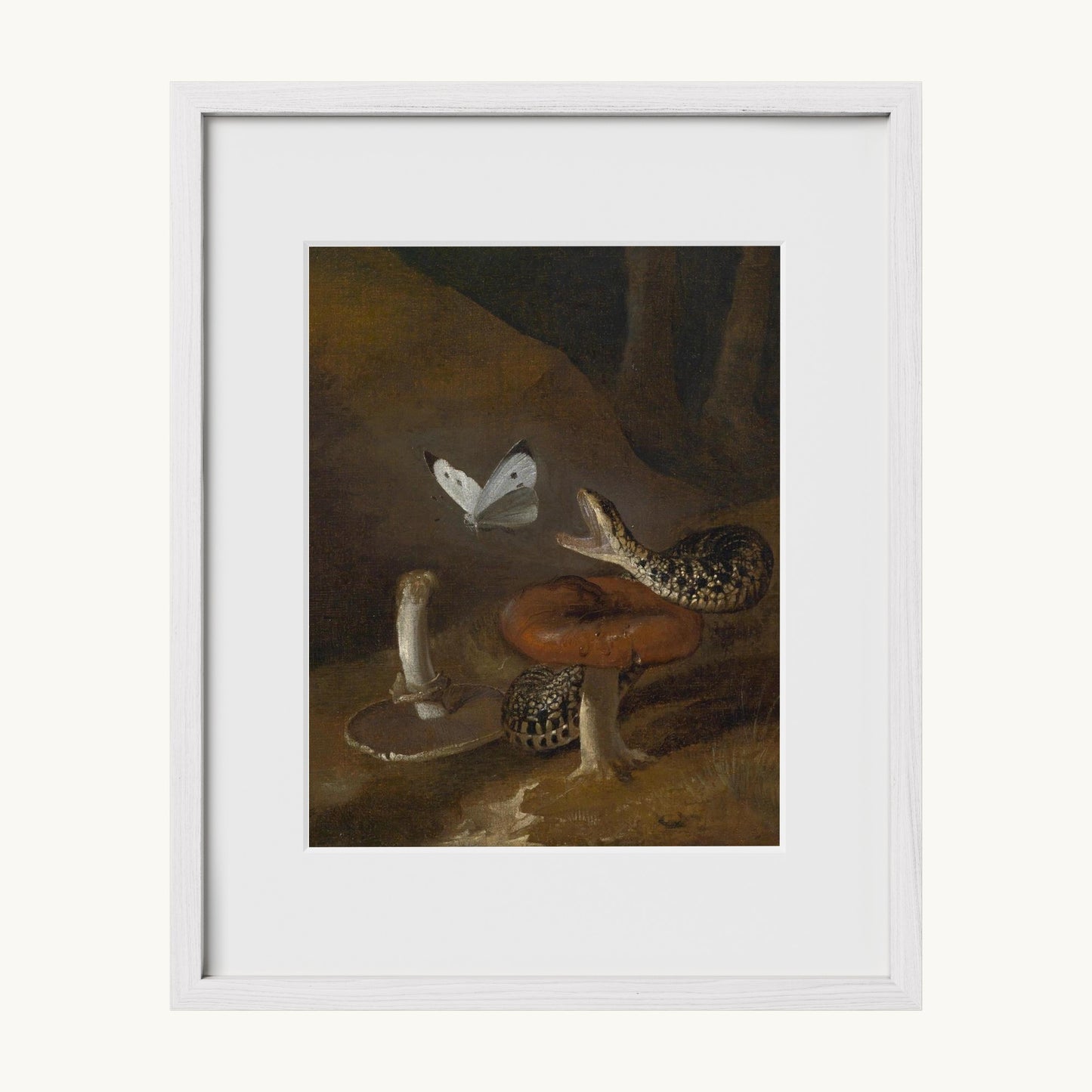 A Sous-bois Still Life with a Snake