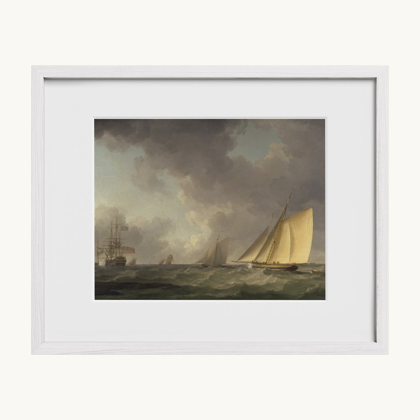 Cutter Close Hauled in a Fresh Breeze