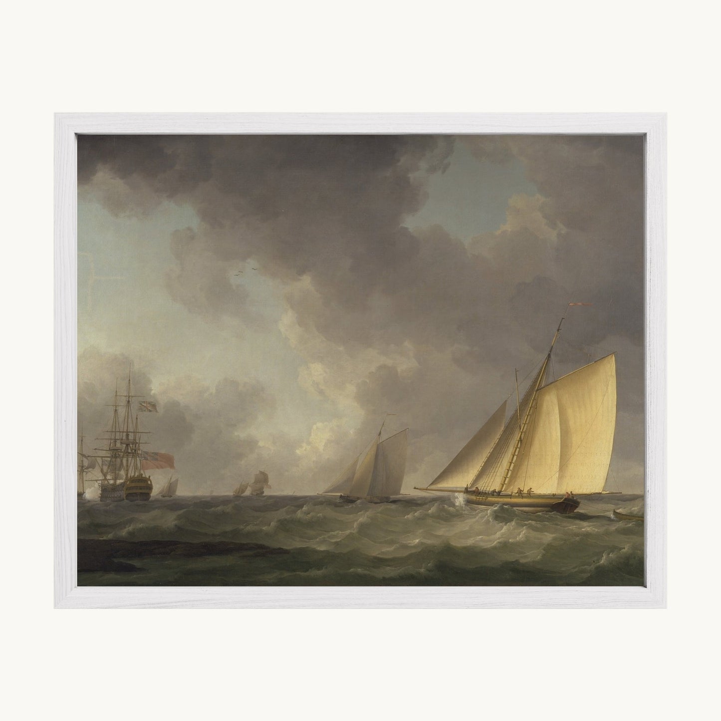 Cutter Close Hauled in a Fresh Breeze