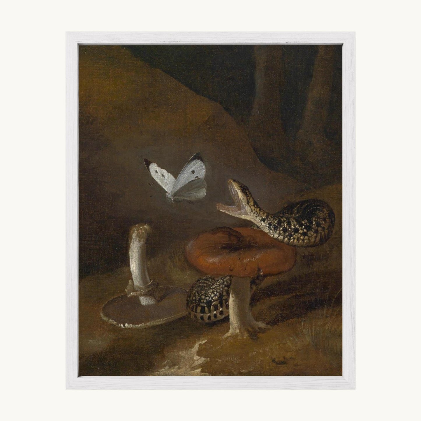 A Sous-bois Still Life with a Snake
