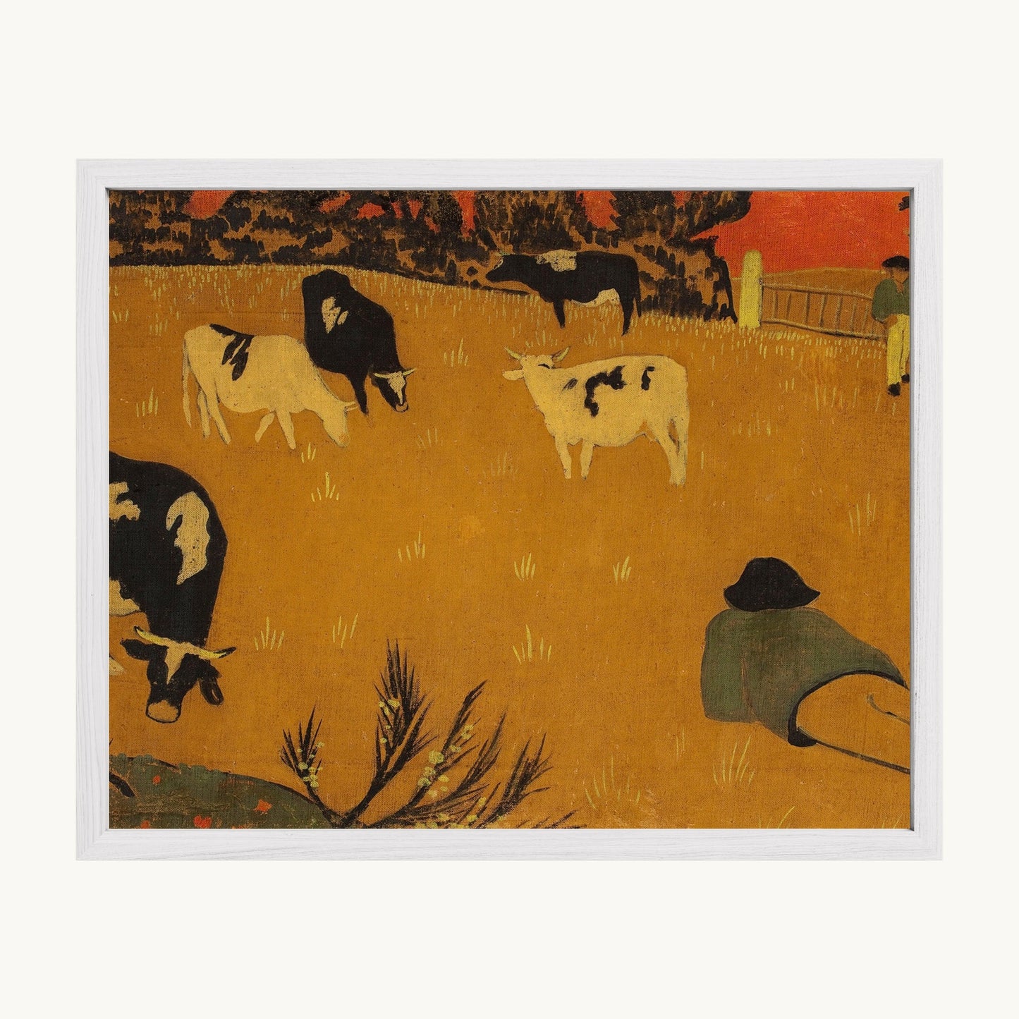 Breton Panel with Cows