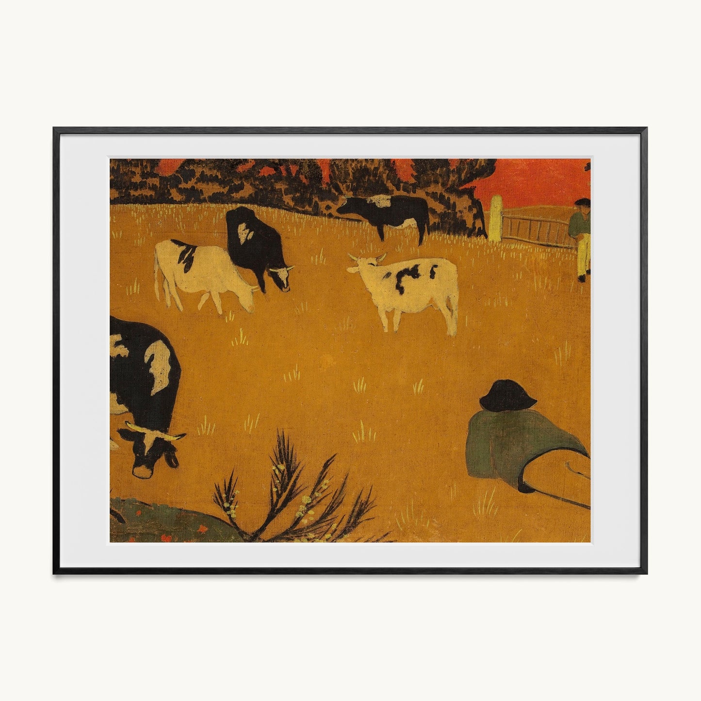 Breton Panel with Cows