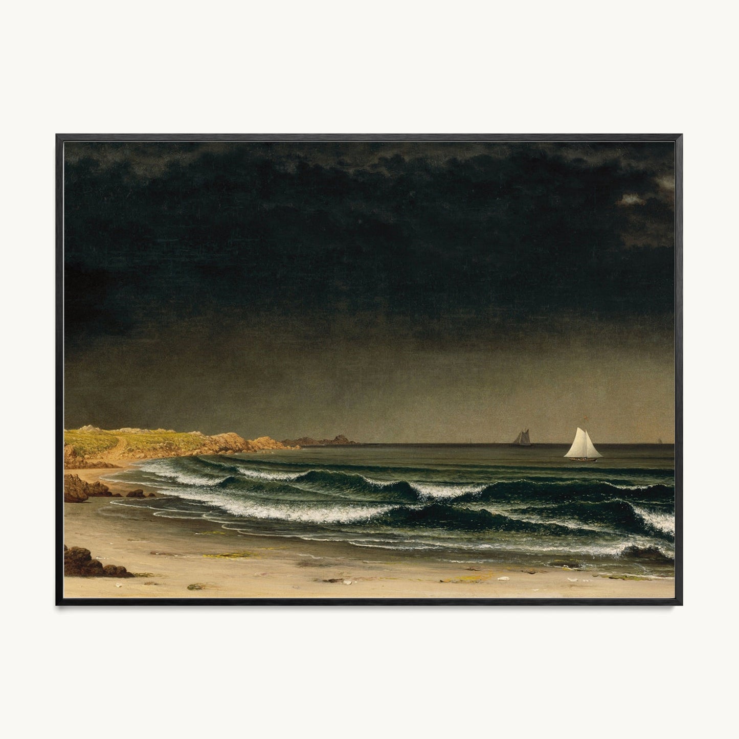 Approaching Storm, Beach near Newport