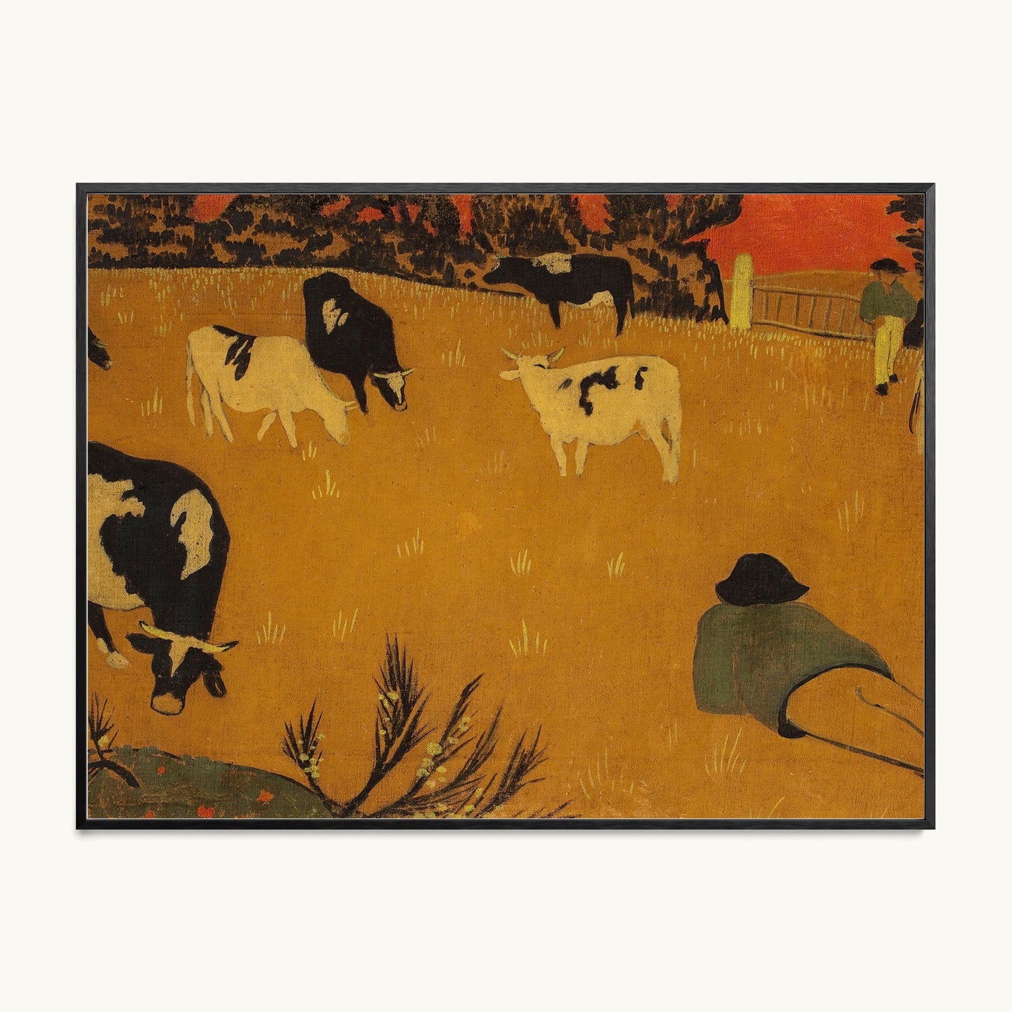 Breton Panel with Cows