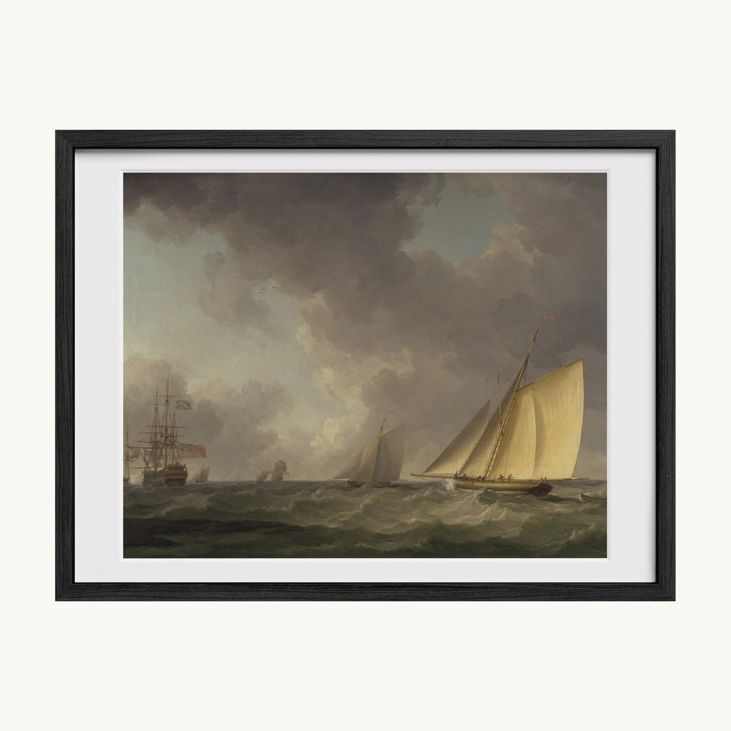 Cutter Close Hauled in a Fresh Breeze