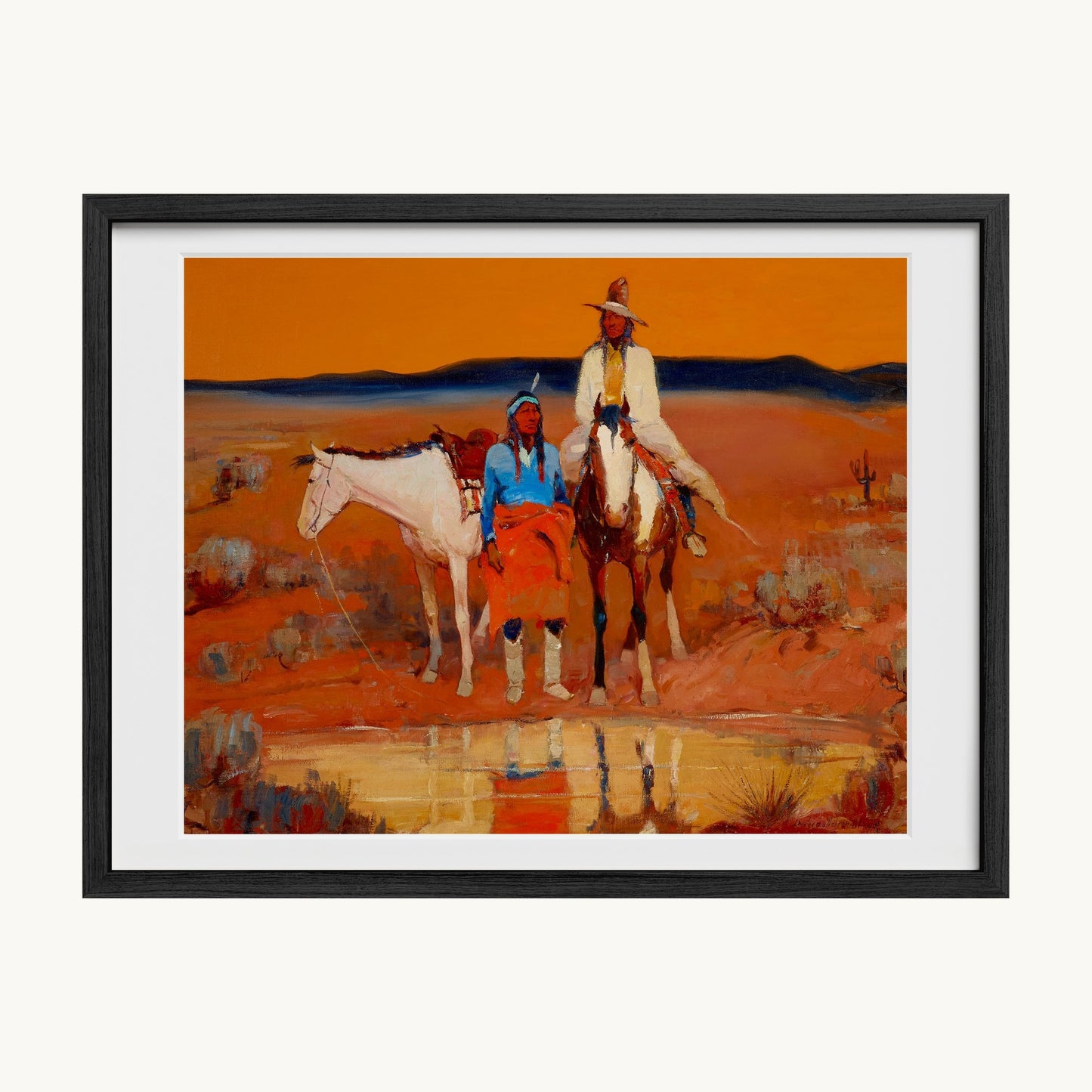 Apache at Watering Hole