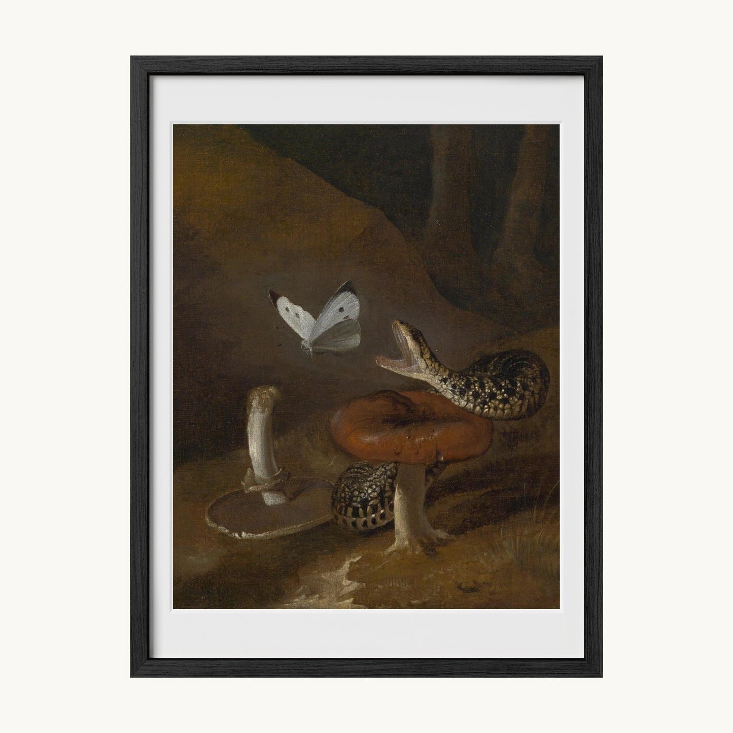 A Sous-bois Still Life with a Snake