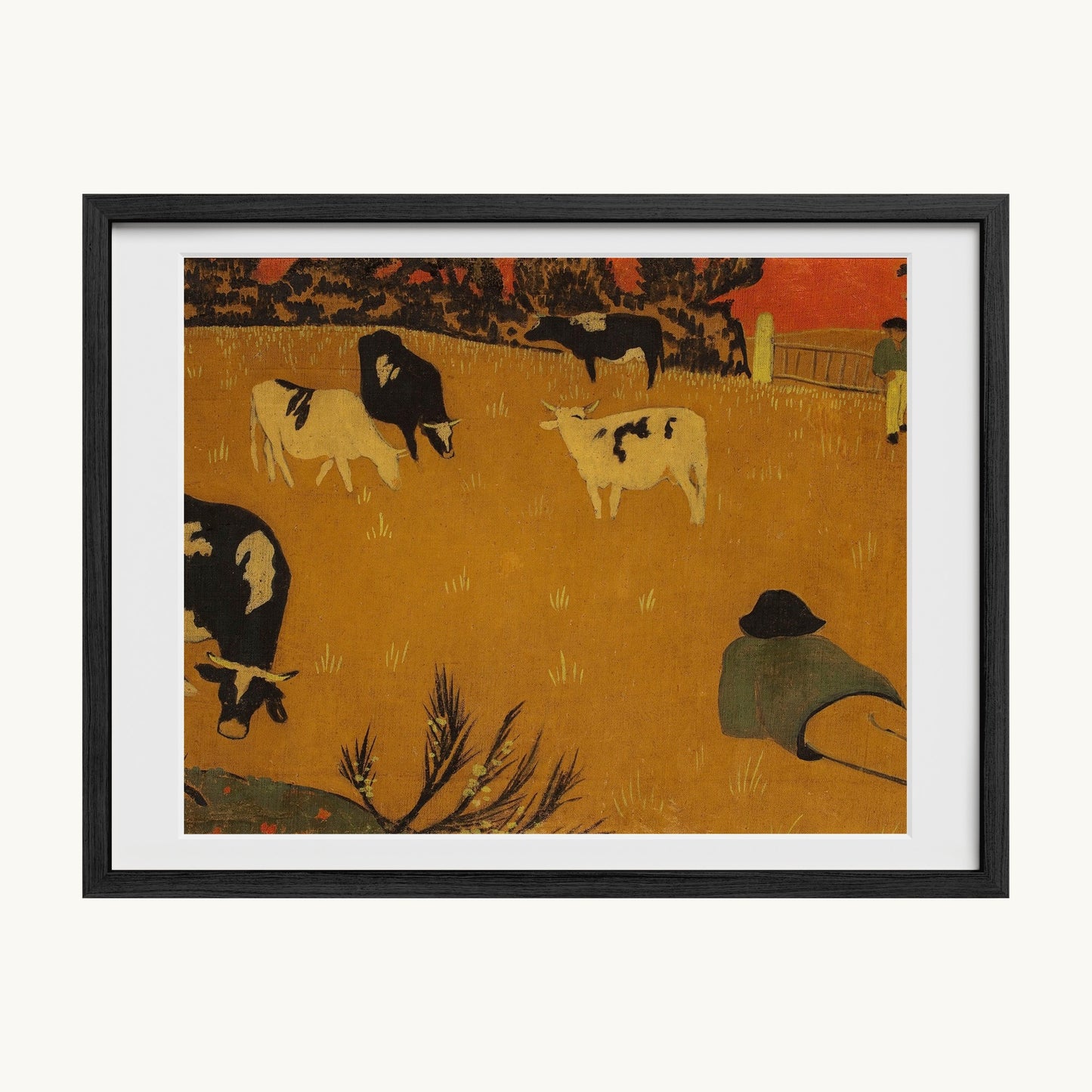 Breton Panel with Cows