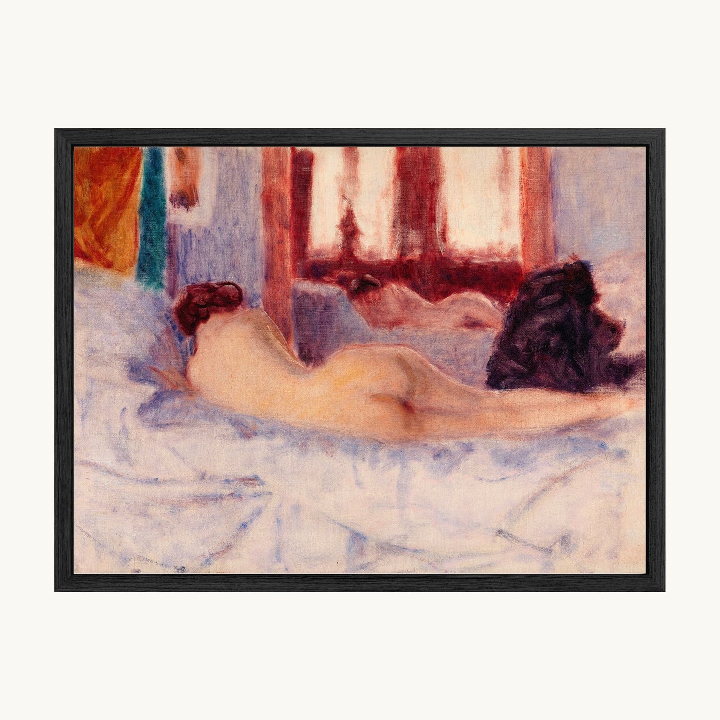 A Reclining Nude before a Mirror
