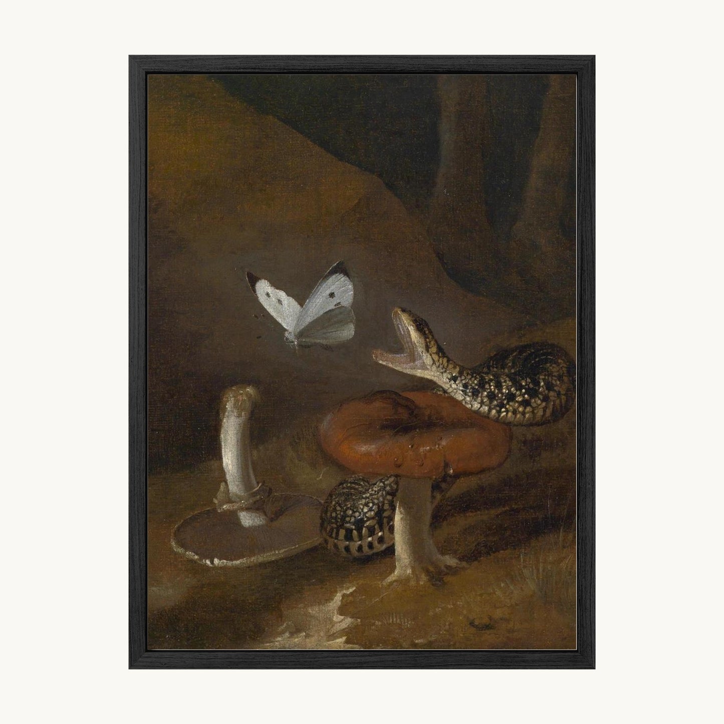 A Sous-bois Still Life with a Snake