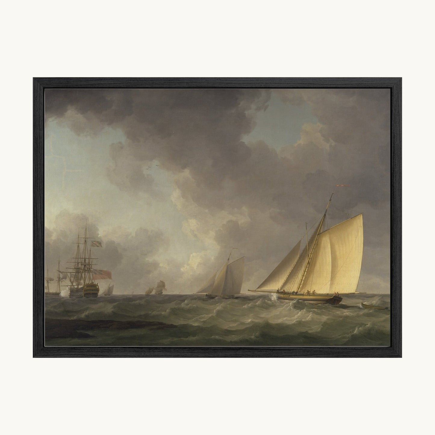 Cutter Close Hauled in a Fresh Breeze