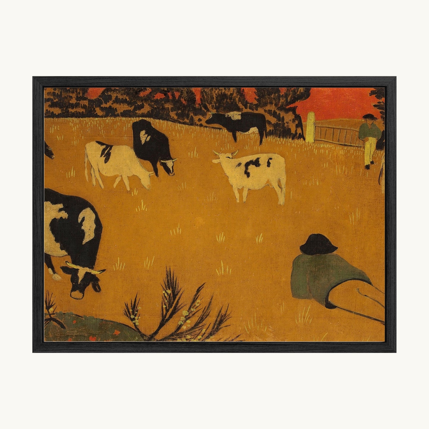 Breton Panel with Cows