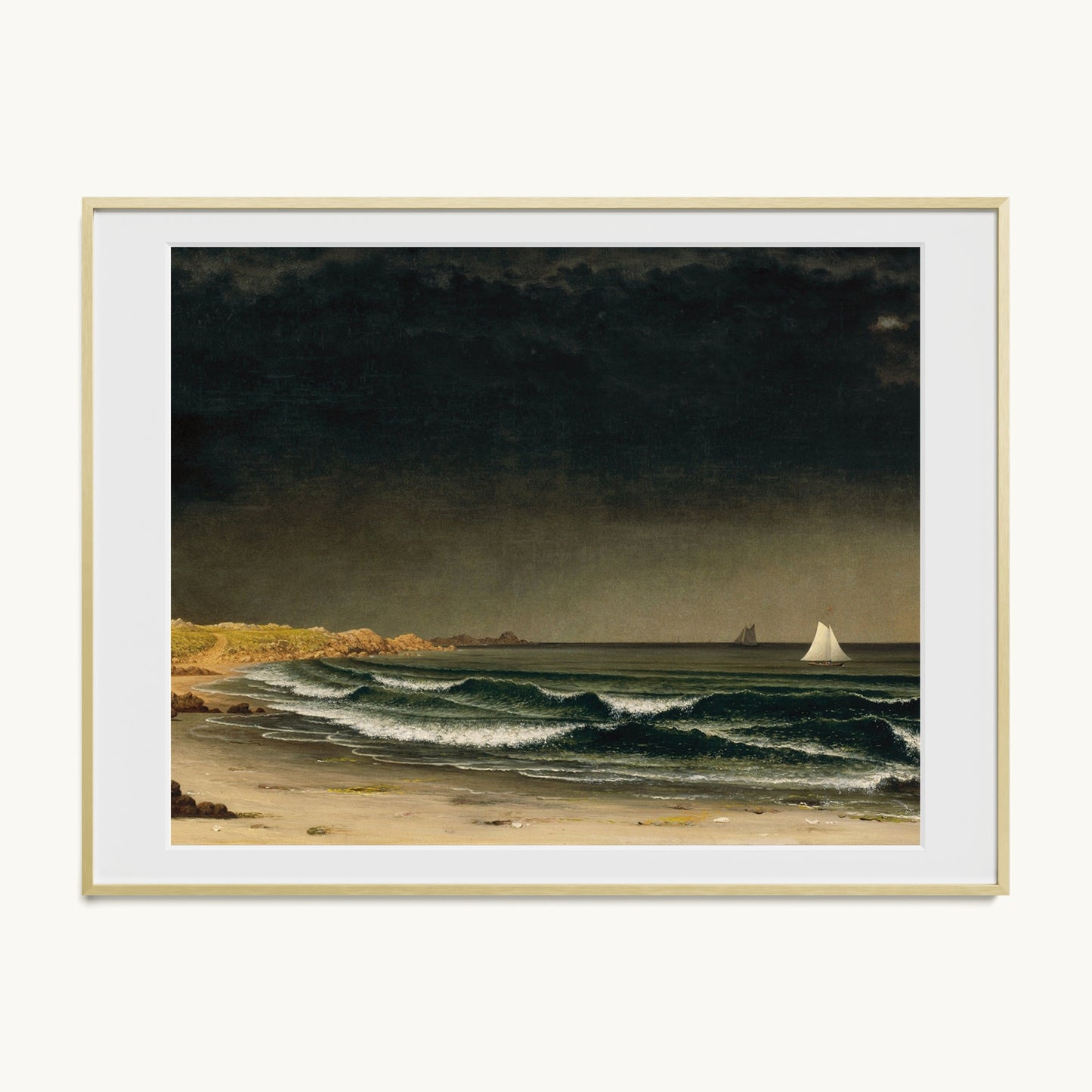Approaching Storm, Beach near Newport