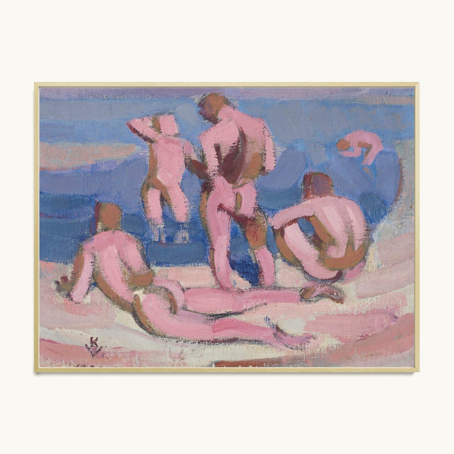 Bathing Men