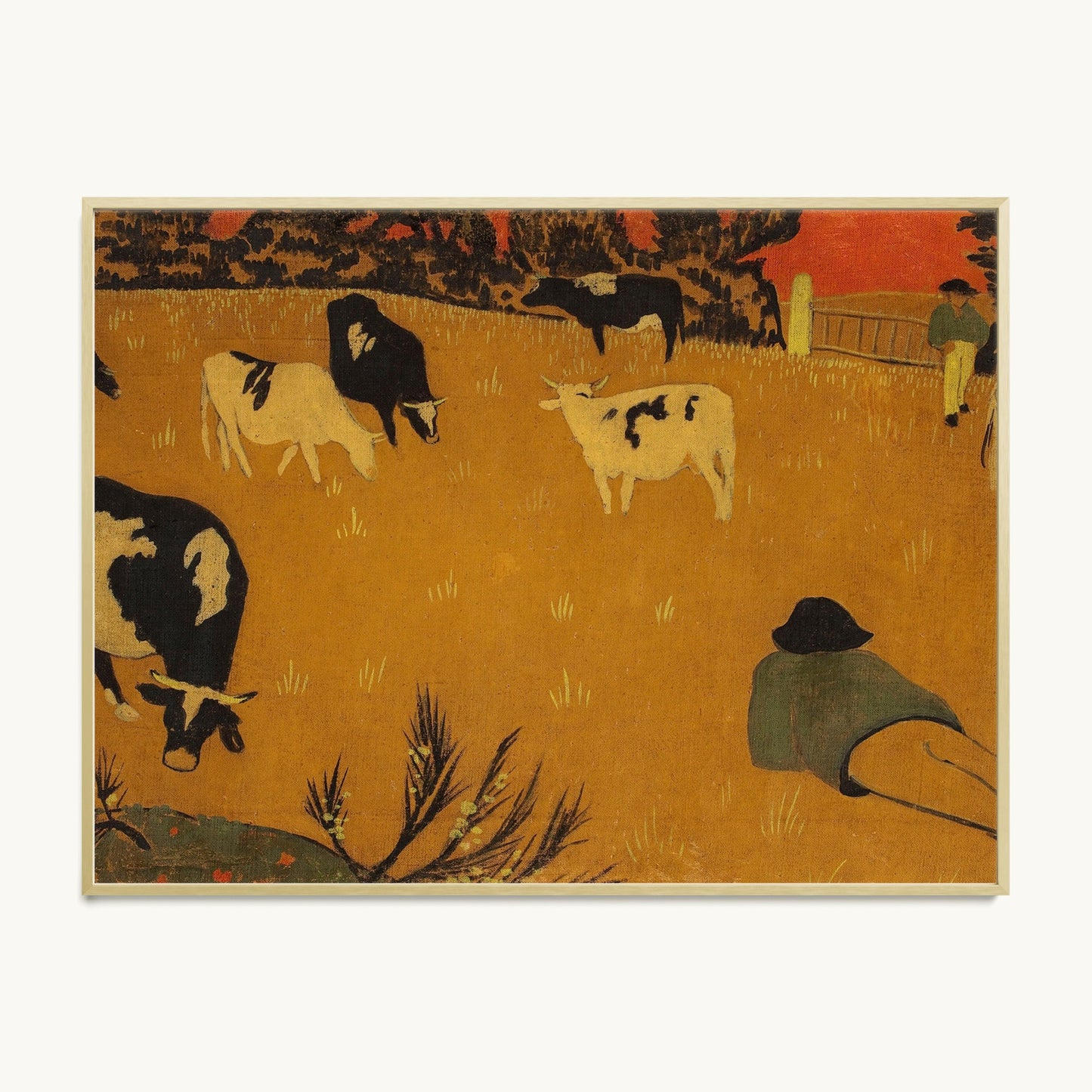 Breton Panel with Cows