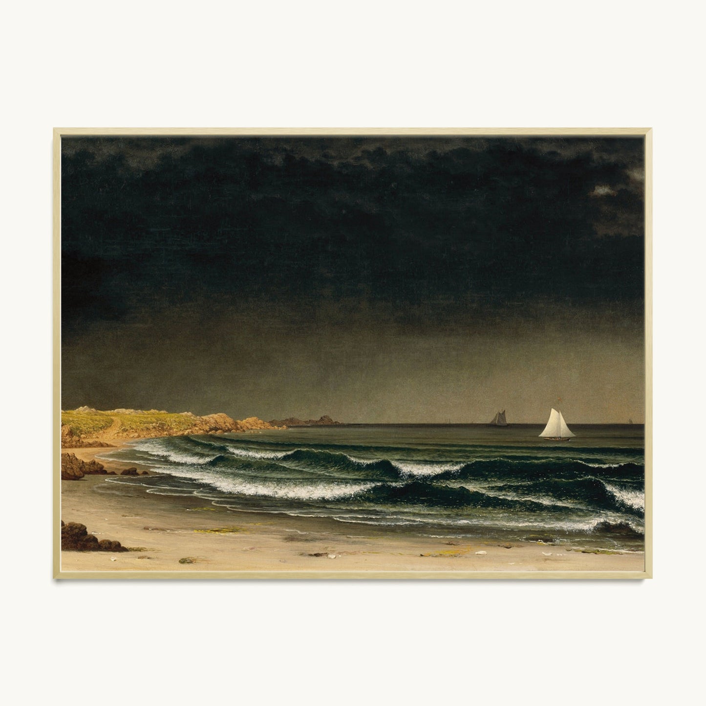 Approaching Storm, Beach near Newport