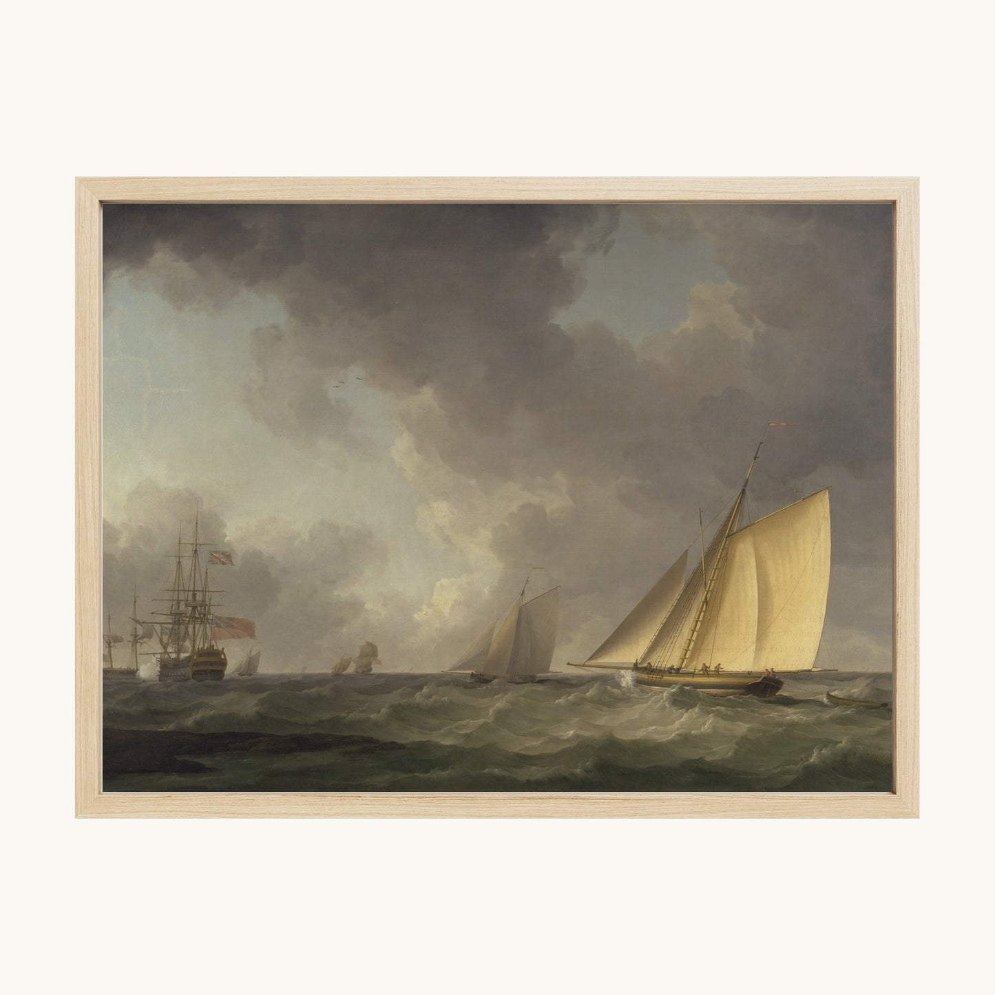 Cutter Close Hauled in a Fresh Breeze