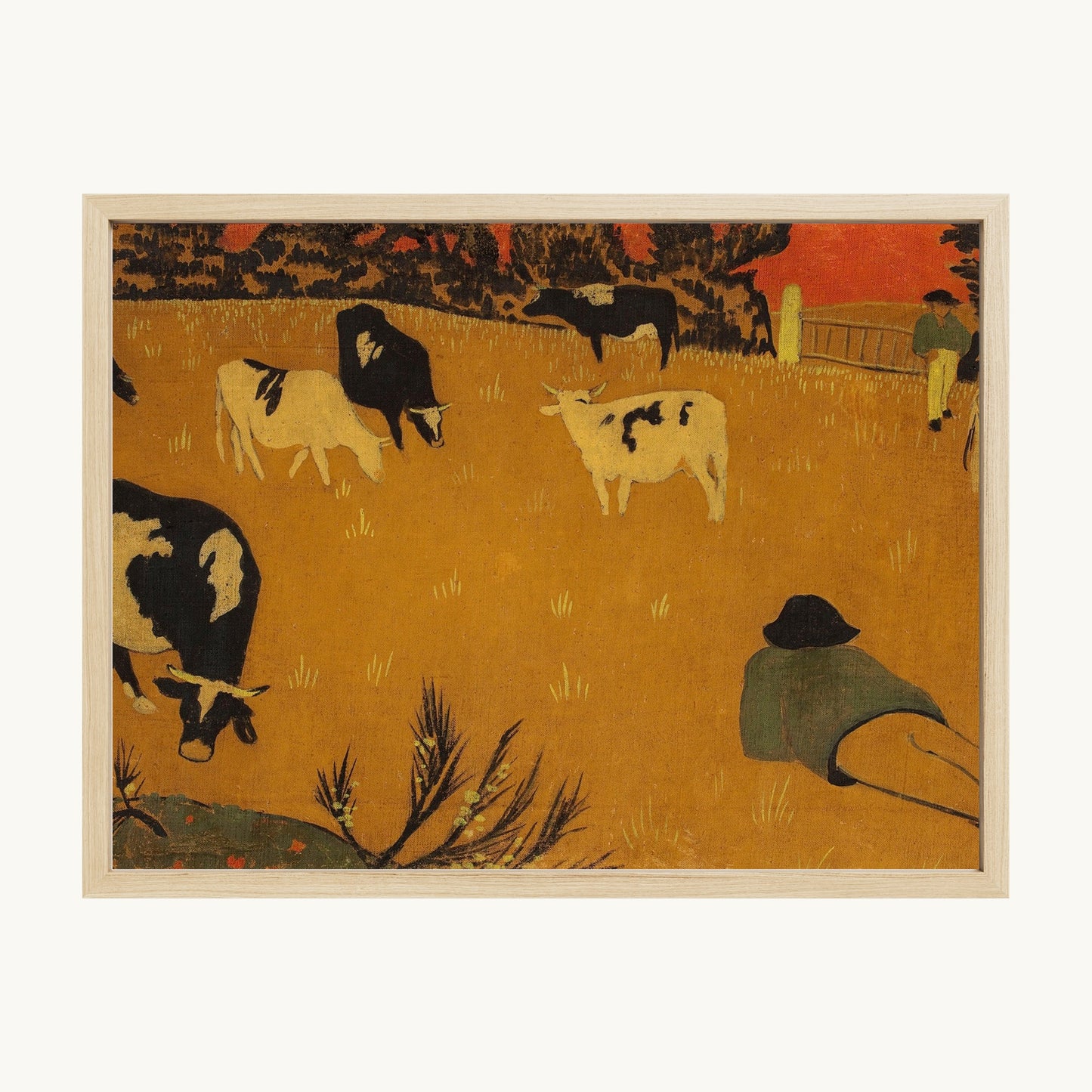 Breton Panel with Cows