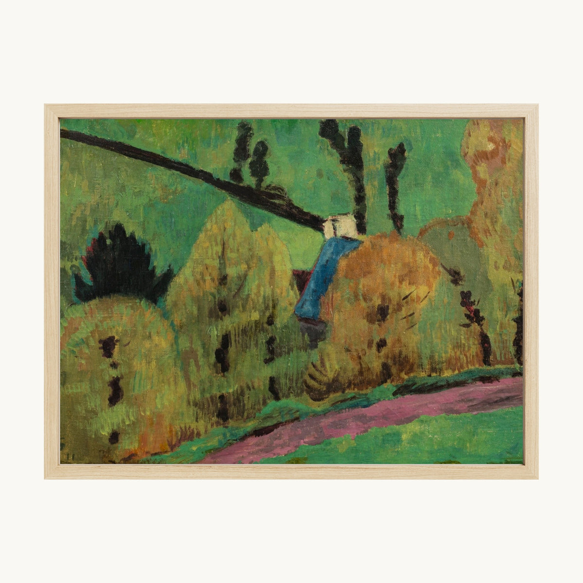 Chemin rose à Châteauneuf-du-Faou