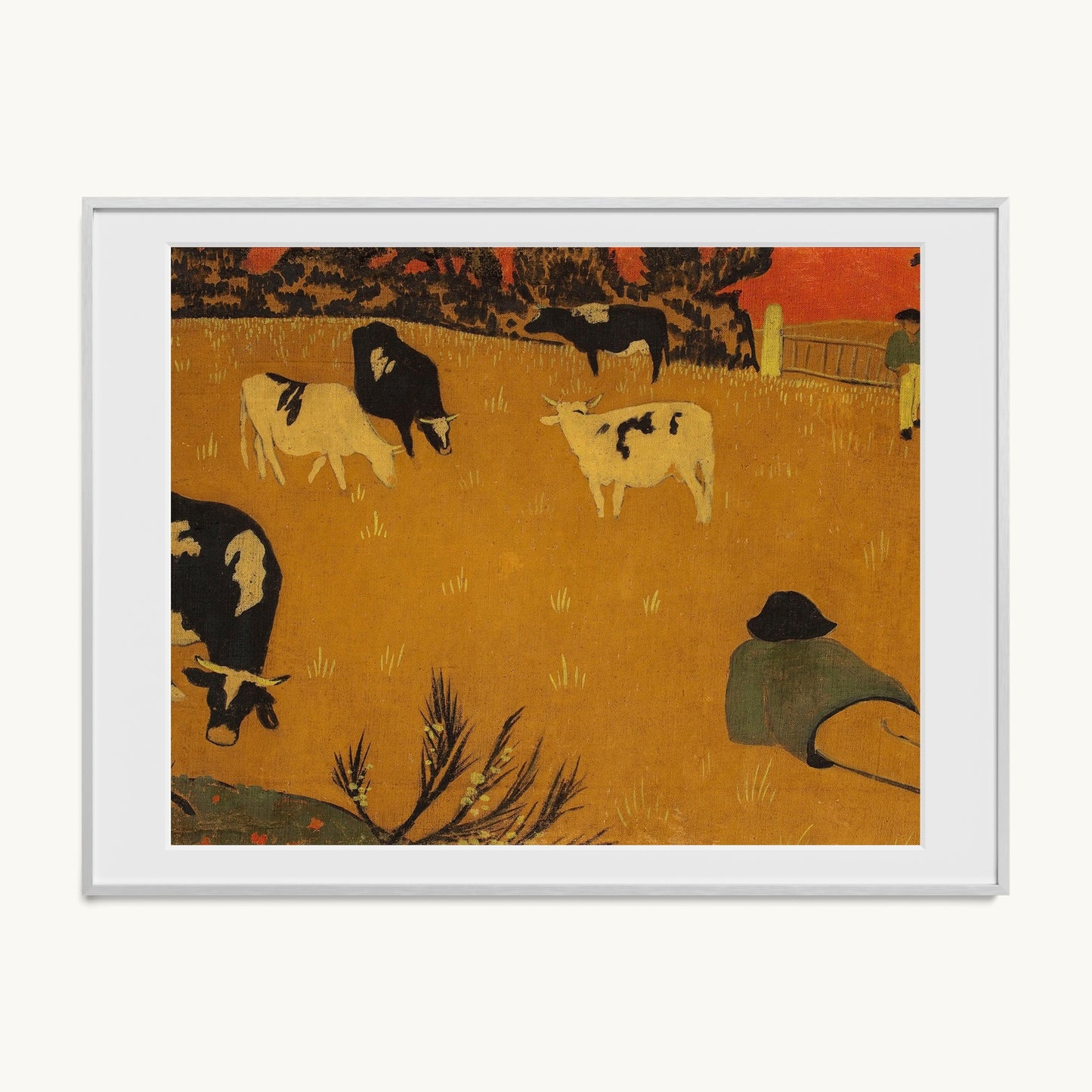 Breton Panel with Cows
