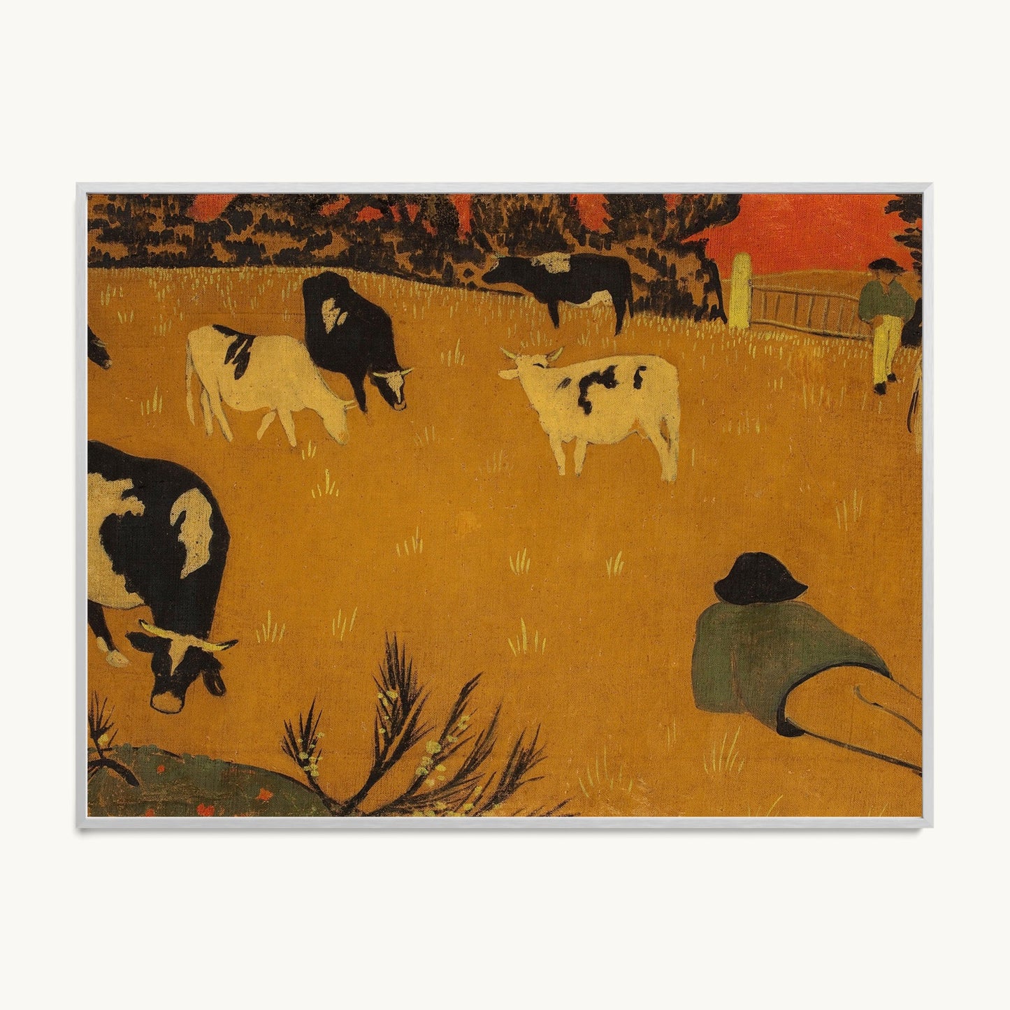 Breton Panel with Cows