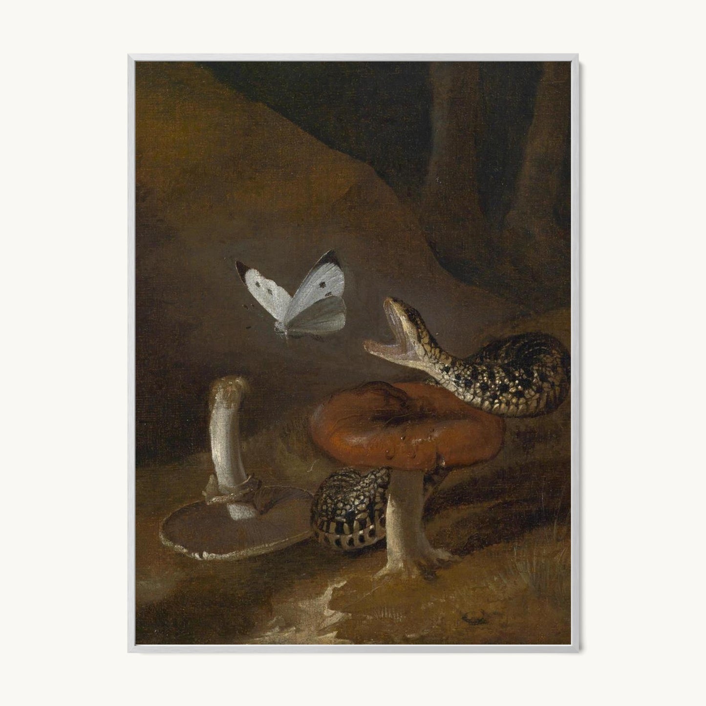 A Sous-bois Still Life with a Snake