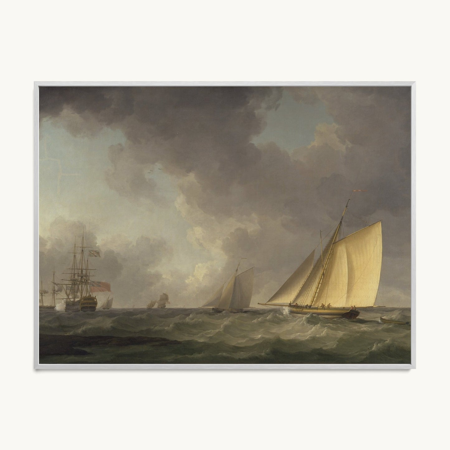 Cutter Close Hauled in a Fresh Breeze