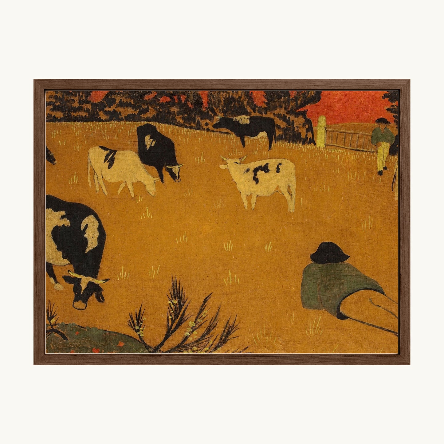 Breton Panel with Cows