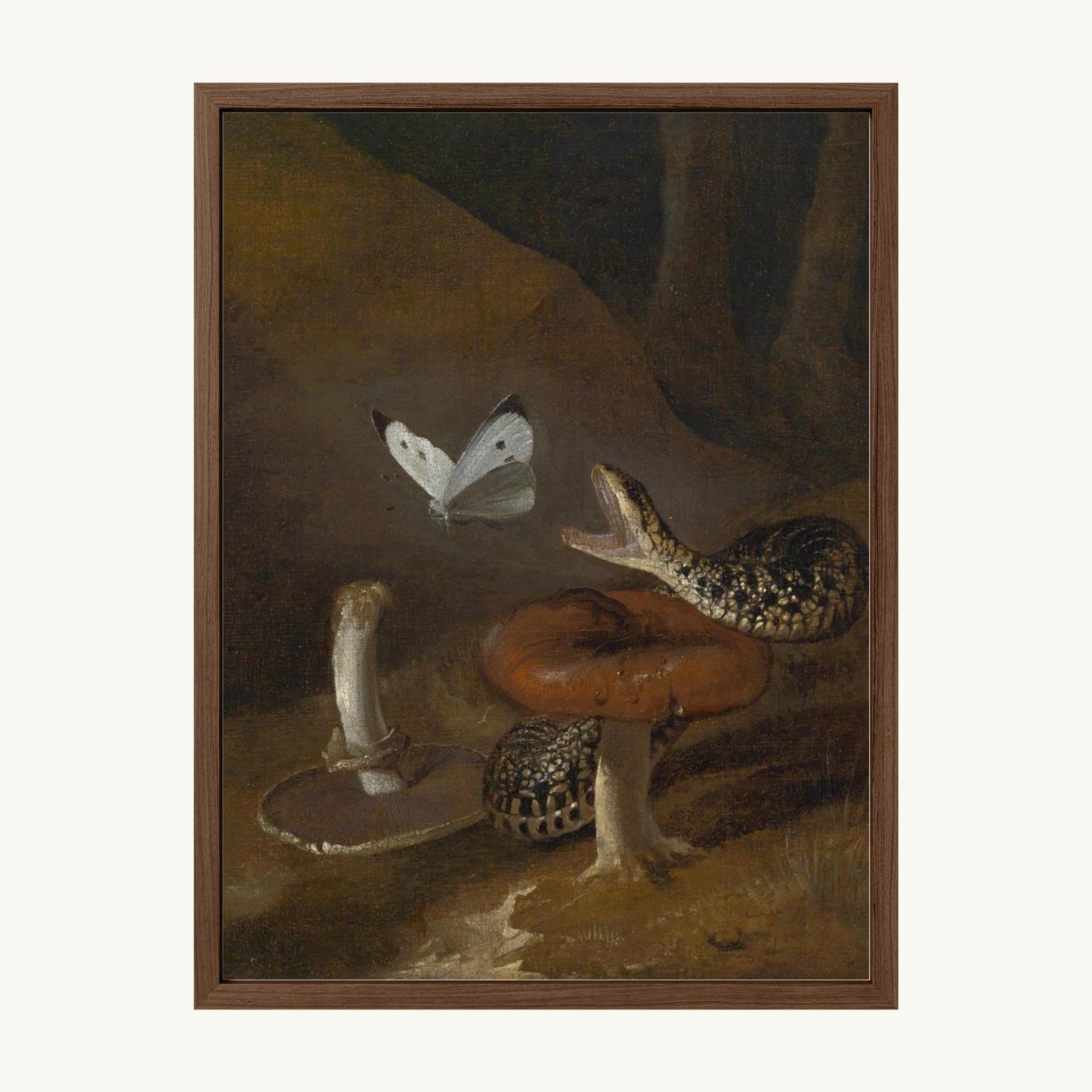 A Sous-bois Still Life with a Snake