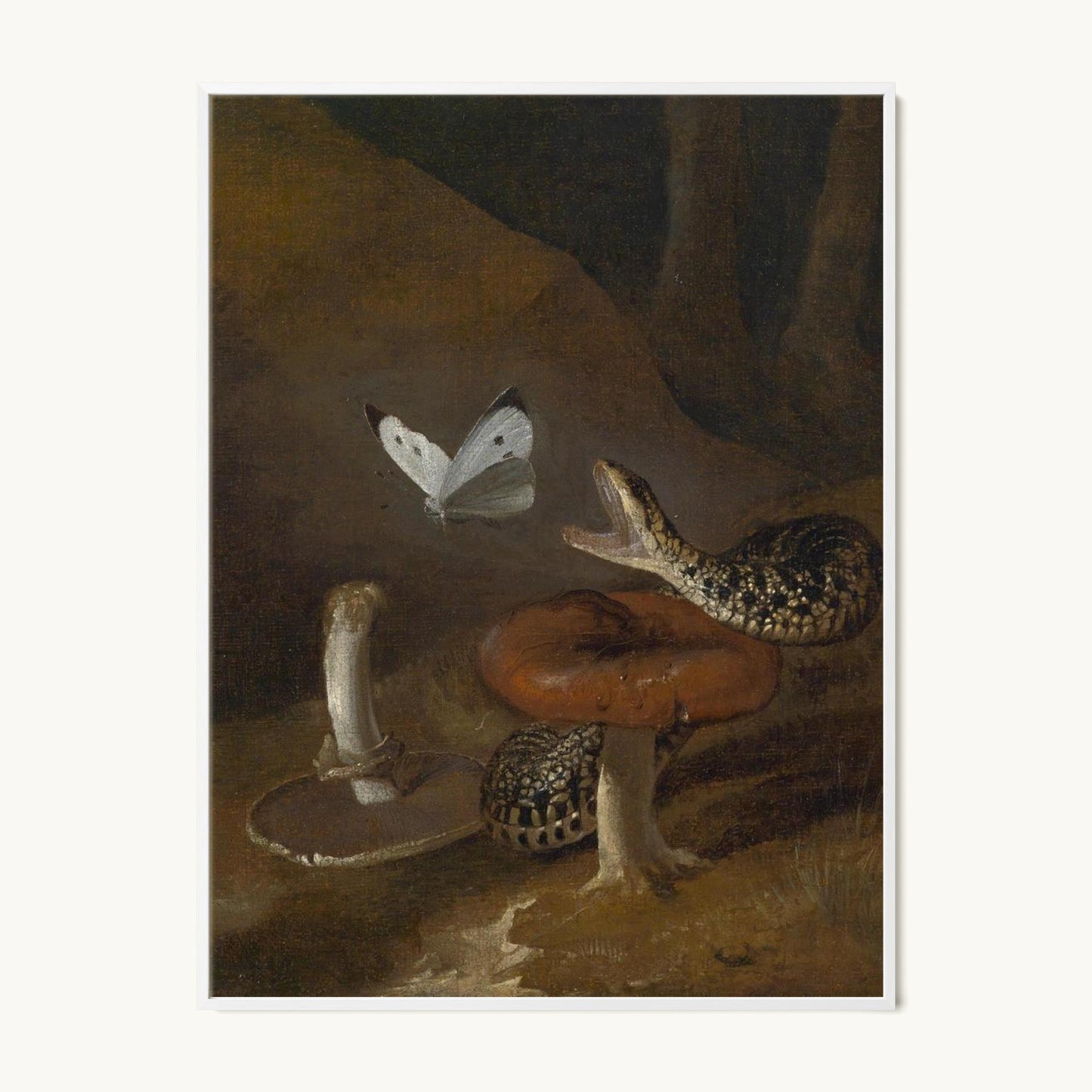 A Sous-bois Still Life with a Snake